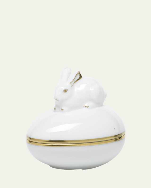 Golden Edge Egg Bonbon with Bunny